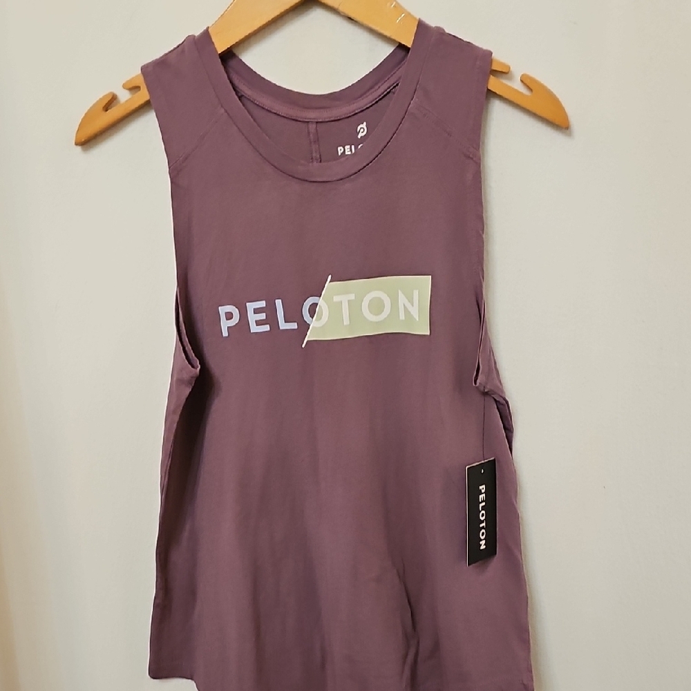 Peloton Women's Purple Tank Top.